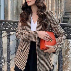 Plaid Blazer